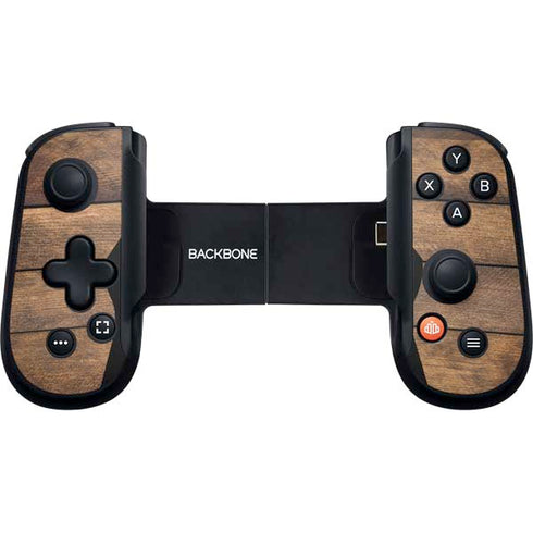 Early American Wood Planks Backbone One for iPhone Game Controller Skin